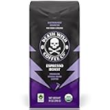 Death Wish Coffee, Whole Bean Espresso Roast - Organic, Fair Trade, Arabica and Robusta Coffee Beans, 14 ounce (Pack of 1)