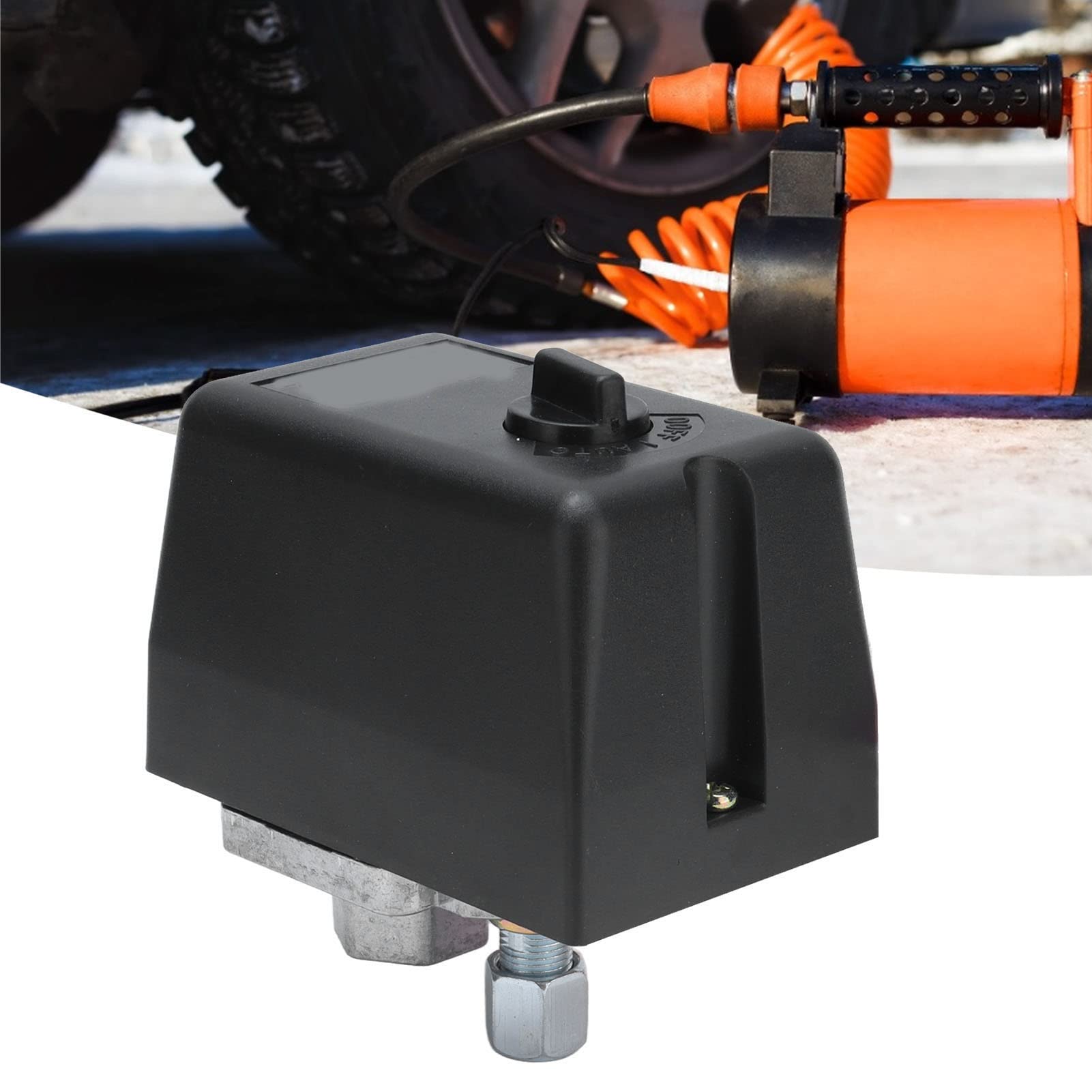 Interrupteur Pression Compresseur D'Air - 220V/380V 15A - Réglage 99-142 PSI - Pour Compresseur Piston - 2