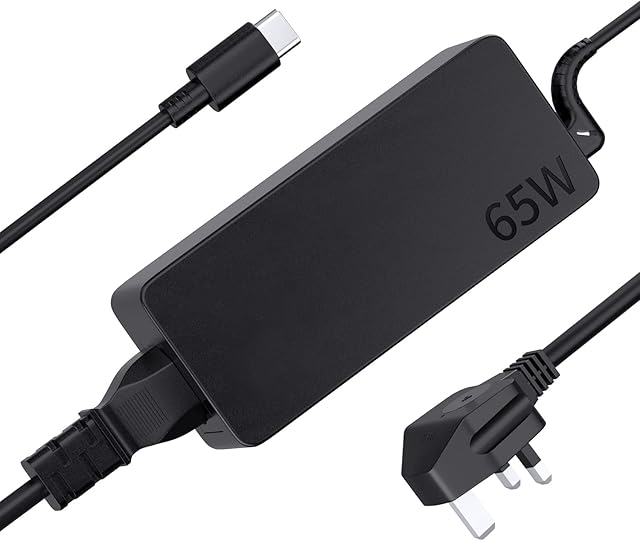 65W USB-C Laptop Charger for Lenovo ThinkPad T480 T480s T490 T490s T495 T495s T580 T580s T590, X280 X380 X390 X395, ThinkPad Yoga C740 C930 C940, E485 E580 E585 E590 E595 L380 L390 L480 L490 L580 L590