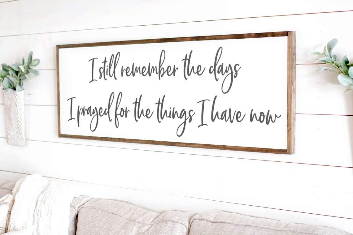 Tamengi Inspirational Home Decor Signs I Still Remember