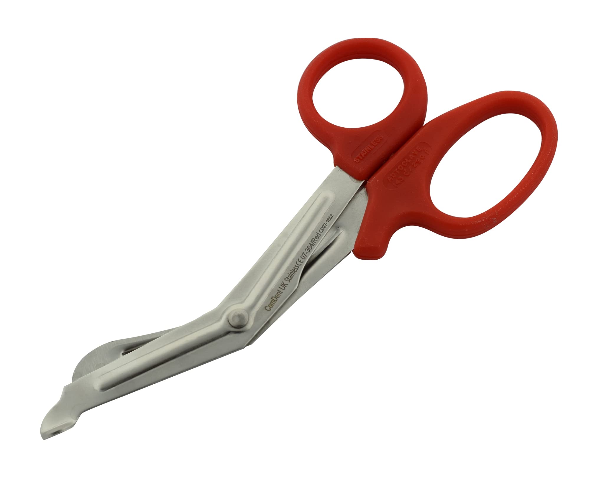 Beauty + Red Trauma Shears 6.2'' Stainless Steel Medical Bandage Scissors Emt Shears For Emergency Supplies Nurse Utility Scissors (Red)