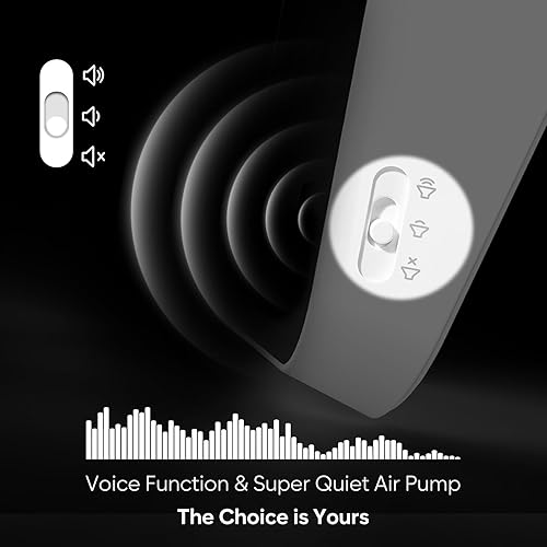 Miniatura 7 de Monitor de presión arterial para uso doméstico máquina inteligente EasyHome BP con aplicación MyHeartPal gratuita, brazalete XL de presión arterial