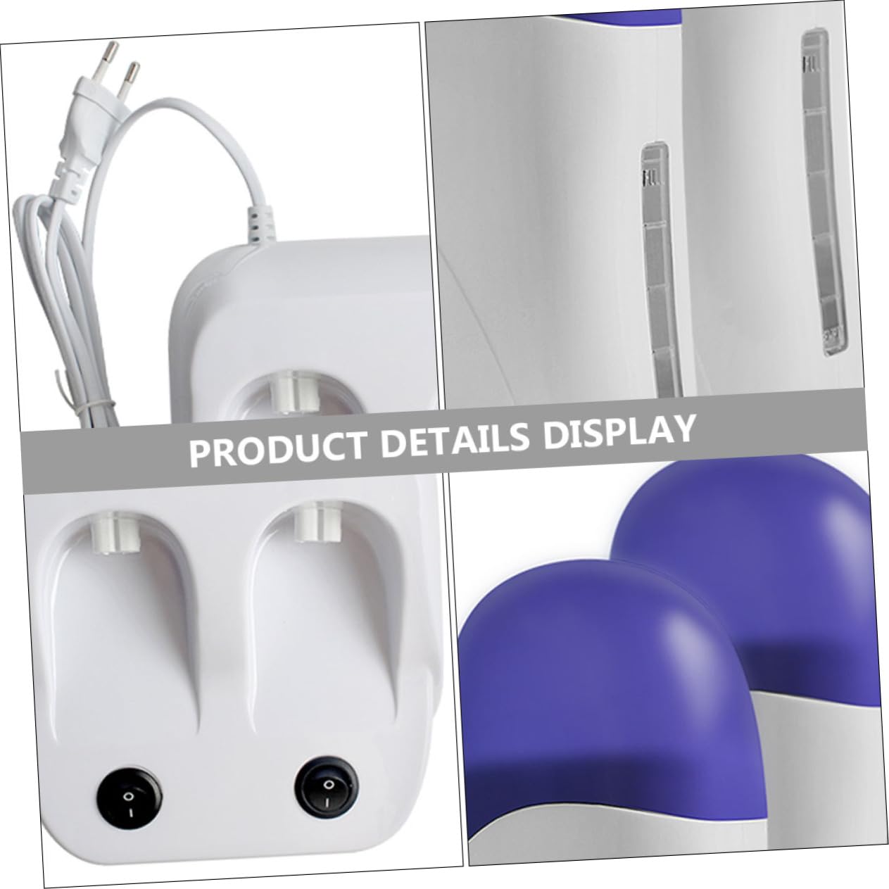 1set Dual-use Wax Machine for Hair Removal Female Wax Tool with Transparent Shell Us Maximum Temperature Control for Smooth Skin Care and Beauty Maintenance