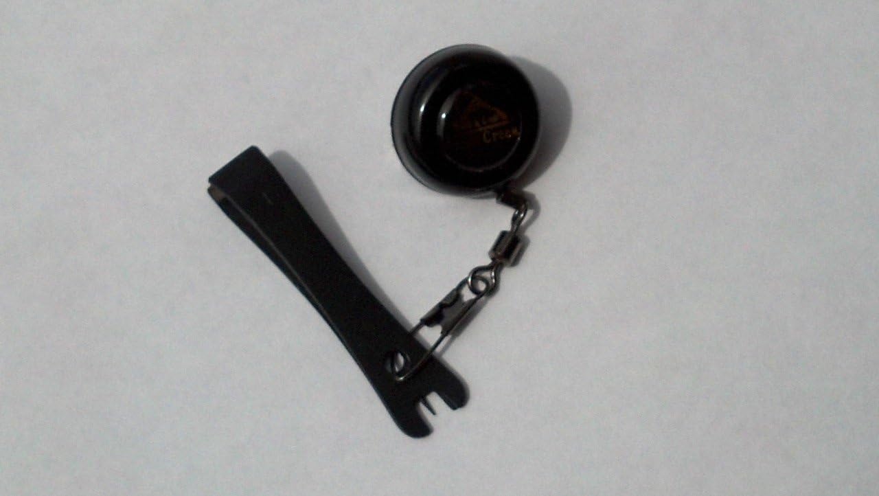 Eds Fly Shop Combo Zinger Pin-On Retractor/Black Nipper with Hook Eye Cleaner