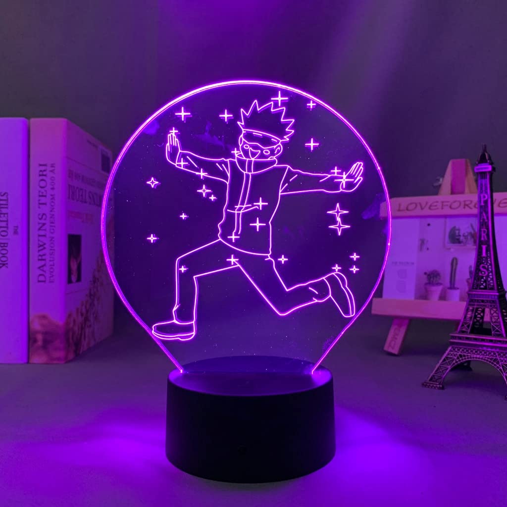 Anime Jujutsu Kaisen LED Lamp Satoru Gojo for Kid Bedroom Decor Nightlight Friend Birthday Gift Manga 3D Light Jujutsu Kaisen