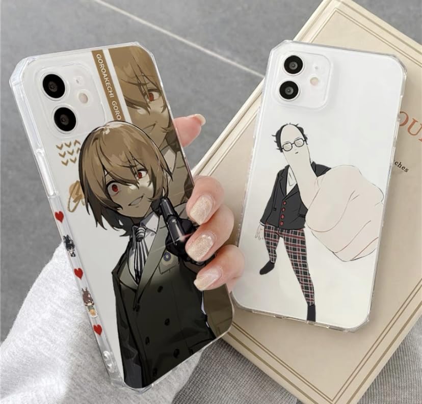 Amazon.co.jp: ペルソナ5 明智吾郎 雨宮蓮 iPhoneケース アイフォン