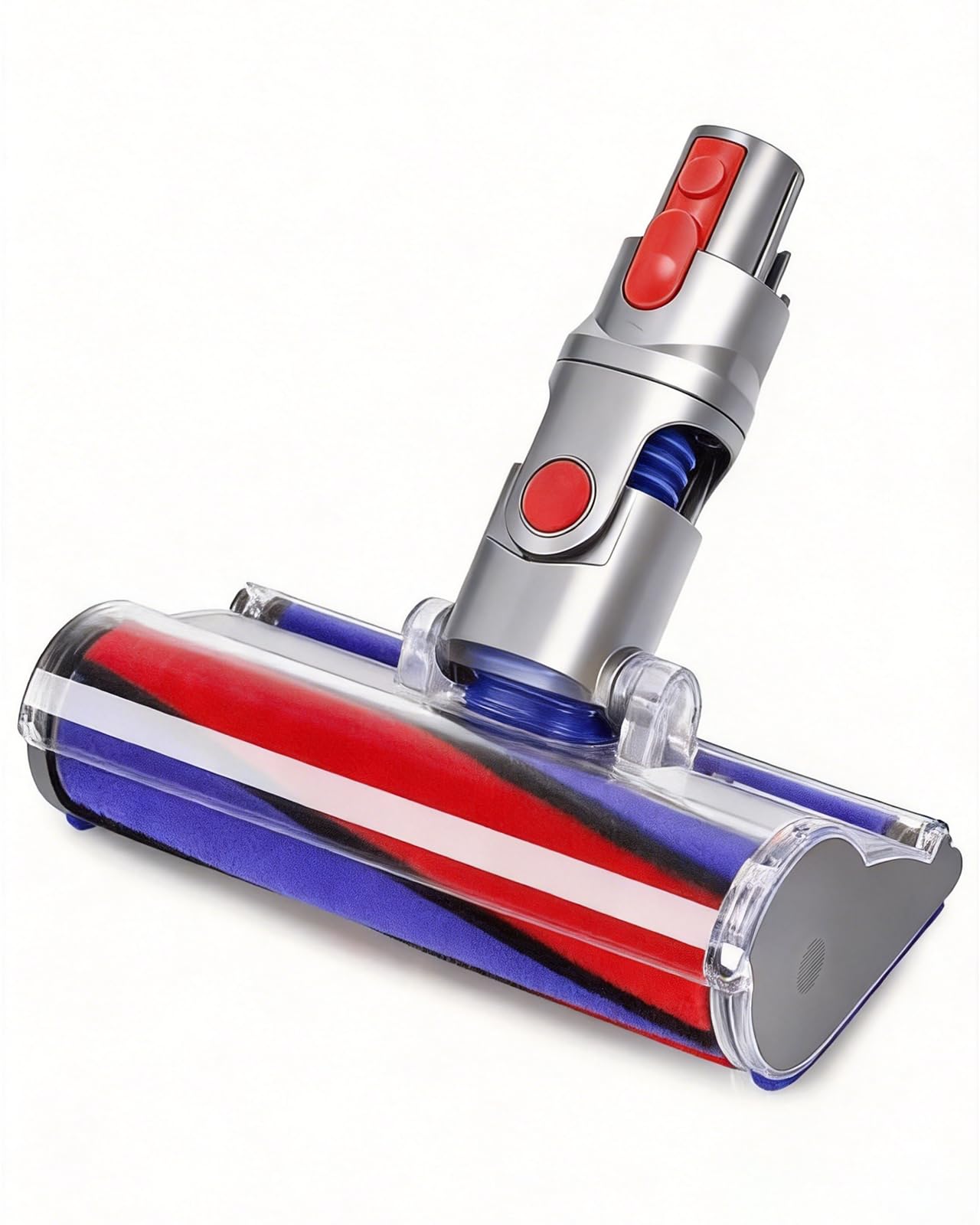 Yivy Cepillo para Dyson V11,V15,V7, V8,V10,SV10, SV12,SV14, Aspiradora, Cepillo electrica Cabezal de Repuestos Motorizado Recambio Cepillo de Suelo para Suelos Duros，Cabezal de Repuestos para Dyson