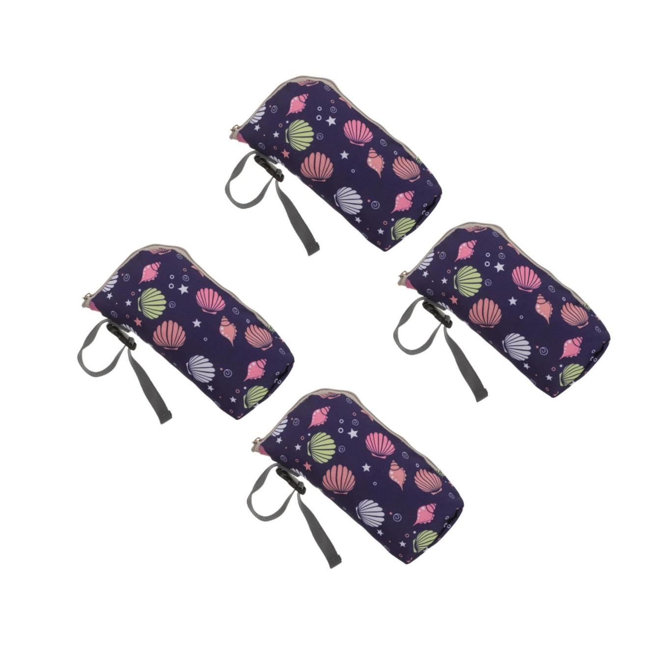 TOYANDONA 4stücke Tragbare Babyflaschen-hülle Isolierte Milchflaschen-Tasche Aus Oxford Universelle Flaschenhülle Für Reisen Süßes Design Temperaturbeständig Für Frühstücksartikel