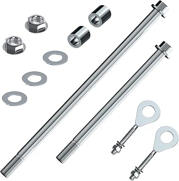CT200U-EX 14mm 285mm Rear Axle Kit with 300mm Mini Bike Front Axle