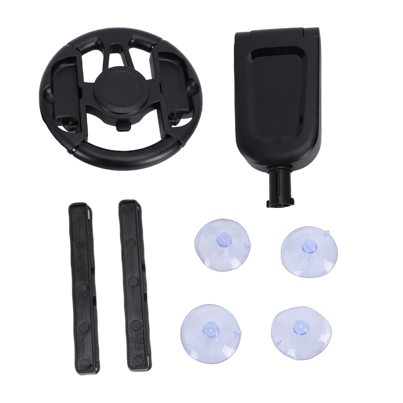 EIMSOAH Remplacement de la Fixation de Table de Volant pour Manette de Jeu pour 2, Support Réglable personnalisé pour une Expérience de Course Améliorée avec Ventouses, Conception Pliable pour un