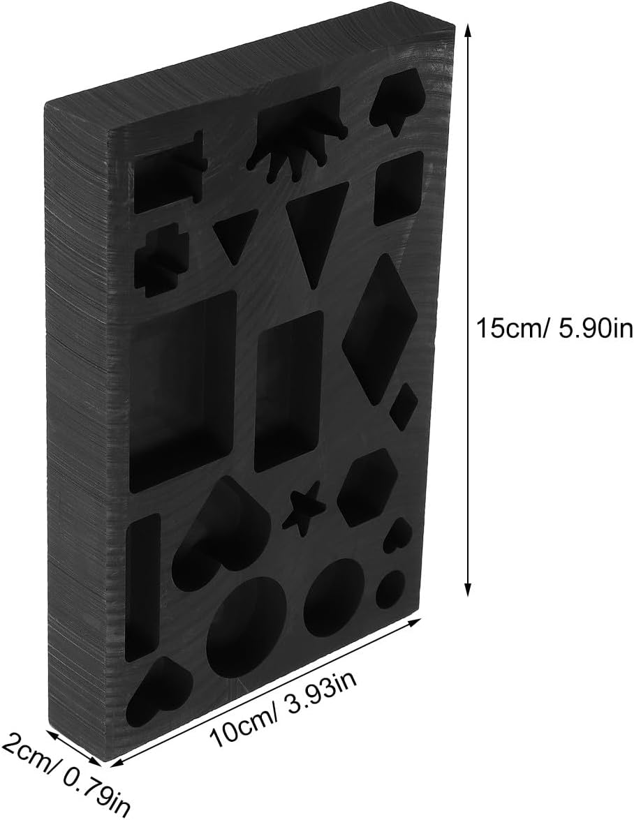 LALAFINA Graphite Casting Mold 20-Hole Metal Ingot Mold for Jewelry Making, Silver and Gold Melting Crucible Tool for Metal Casting in Jewelry Crafting