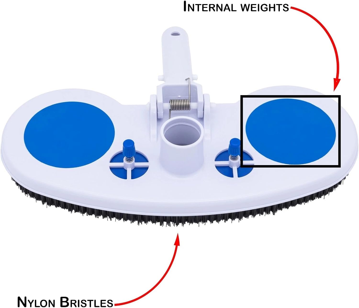 Replacement for Aqua Select Swimming Pool Weighted Vacuum Head with Hydrostatic Relief Valve OEM
