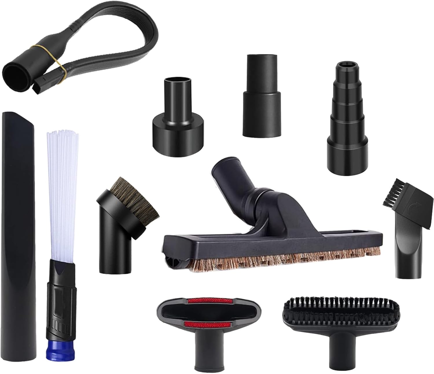 11 PCS Universal 1 1/4 Inch Vacuum Attachments Kit for Shop