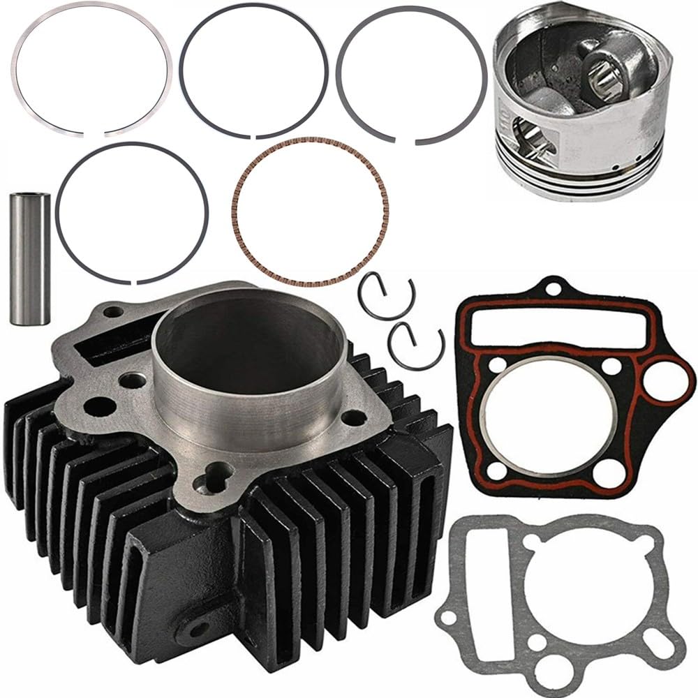 FUBESK Kit Manutenzione Motore Con Anelli Pistone 4 Moto 110Cc 125Cc