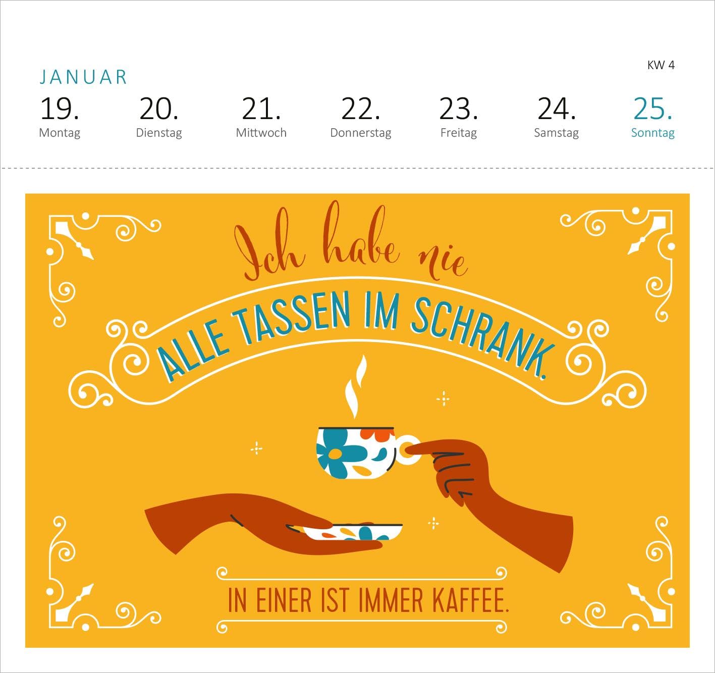 Postkartenkalender Fehlt nur noch das Zelt, dann wäre der Zirkus hier perfekt. 2026: Wochenkalender 2026, 53 Postkarten mit bösen Sprüchen