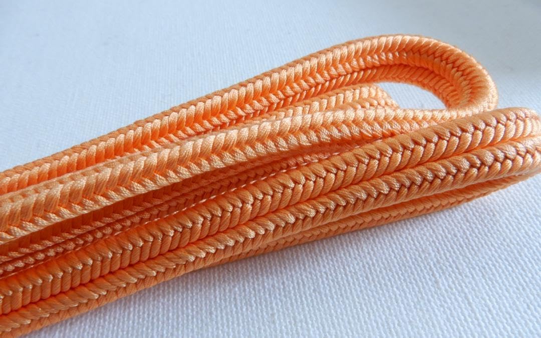 正絹 道明製帯締め 手組紐 冠組 M寸 無形文化財