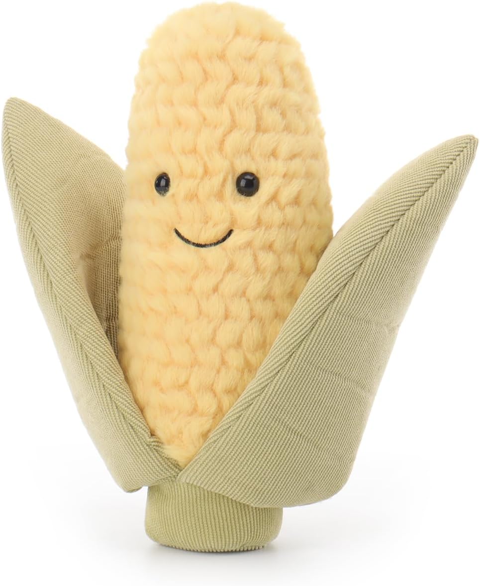 Apricot Lamb Pure Corn Stuffed Animals for Kids, Soft Cute Plush Toys for Baby Girl and Boy, 9 Inches