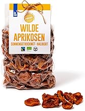 PAKKA - Organic Fairtrade Apricots 1 kg, Wild Collected, Sun-Dried, Unoiled, Unsweetened, Unsulphurised, Apricot Halves from Small Farmers from Samarkand, Uzbekistan, 1000 g (Pack of 1)