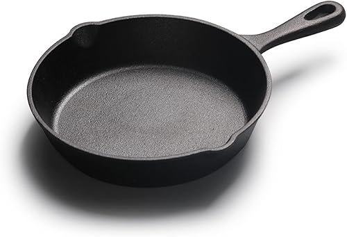 Miniatura 1 de Vbestlife Sartén, Mini sartén de hierro fundido de 5.5 pulgadas, sartén para tortilla para estufa, estufa de gas, estufa de inducción, estufa