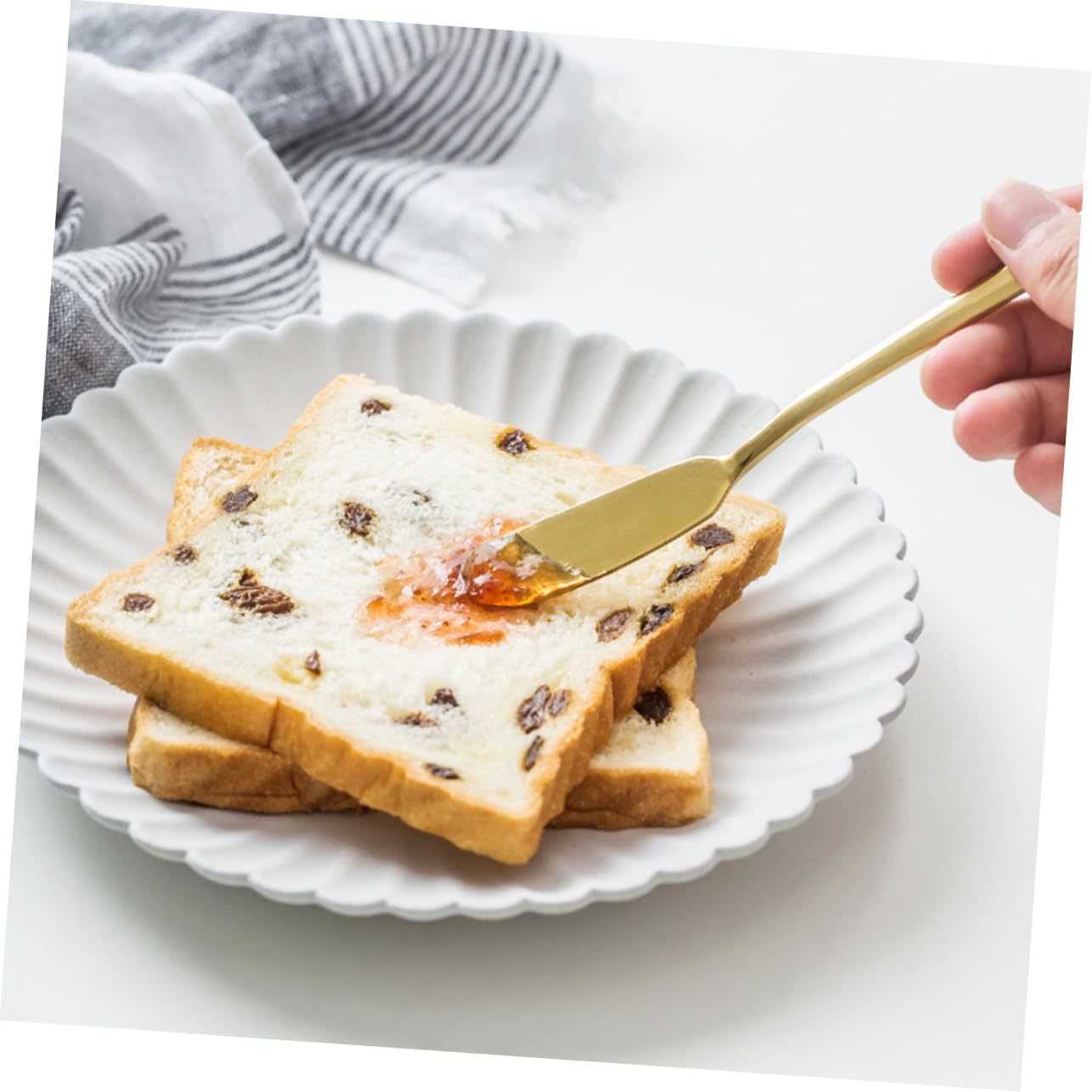 Xmas 6pcs Stainless Steel Butter Knife Spreader for Butter and Cream