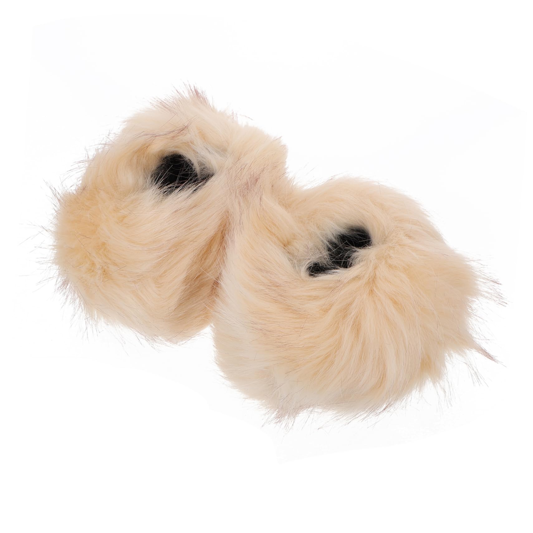 TOVINANNA 1 Pair Women's Faux Fur Wrist Cuffs Warm and Fluffy Arm Warmers for Winter