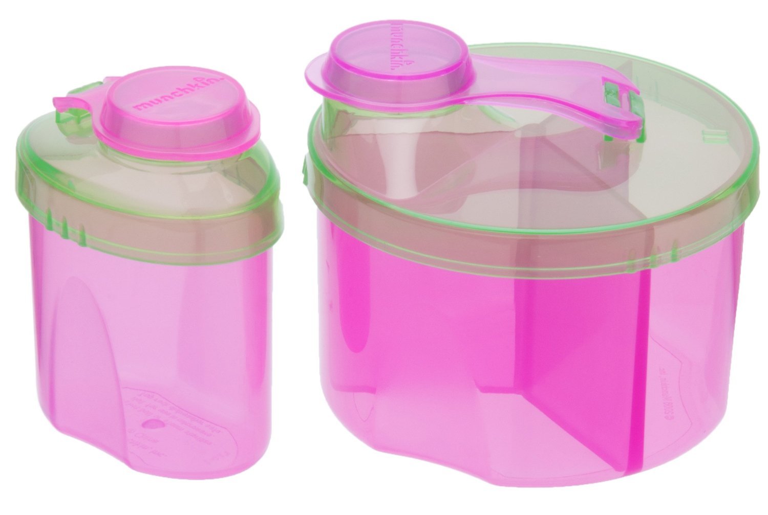 Munchkin Powdered Formula Dispenser Combo Pack Pink
