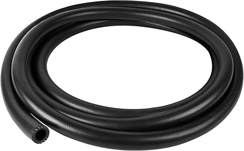 Miniatura 46 de Manguera de línea de combustible de 10 pies, diámetro interior de 3/16 pulgadas de diámetro interior, manguera de goma trenzada NBR para motores