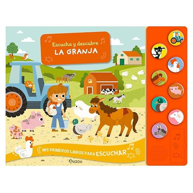 Portada de Escucha y descubre. La granja. Libro de sonidos