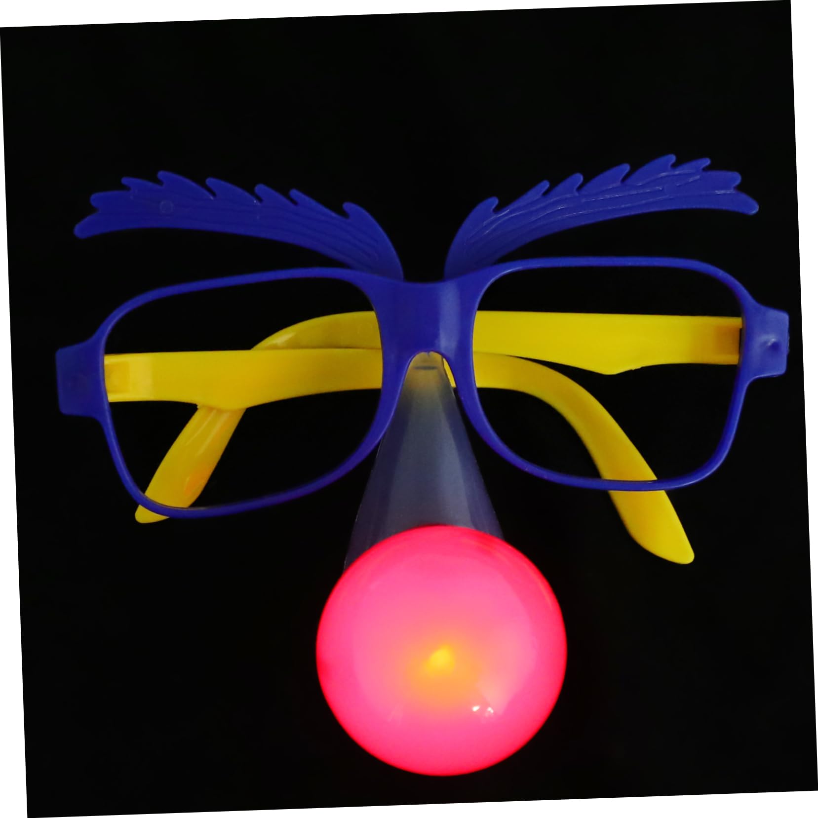 Didiseaon Funny Clown Glasses with Novelty Nose Costume Accessory for Halloween and Parties Fun Party Glasses for Adults for Carnival and Circus Themes