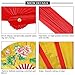 Fold Hand Fan Tai Chi Fan, Traditional Chinese Bamboo Fan Kung Fu Martial Arts Silk Fan Right Hand Wushu Dance Practice Training Fan(Gold)