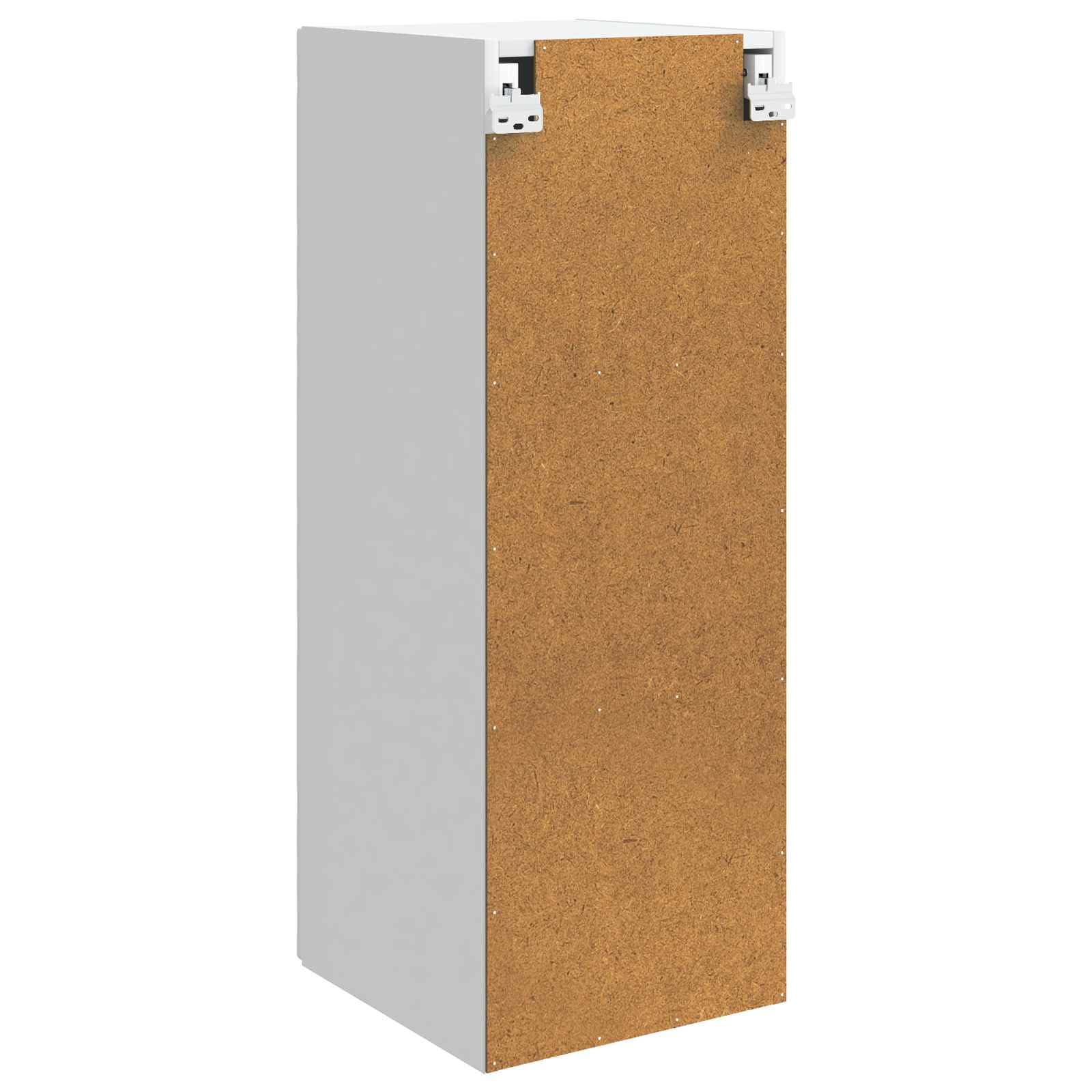 vidaXL Armoire Murale 33 x 34,5 x 90 cm Bois d'ingénierie Blanc