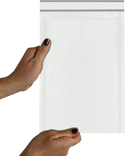 Miniatura 5 de Sobres acolchados de burbujas de polietileno (50 unidades, 1-7.25 x 11 pulgadas) paquete y envío - autosellado estándar industrial producto de envío