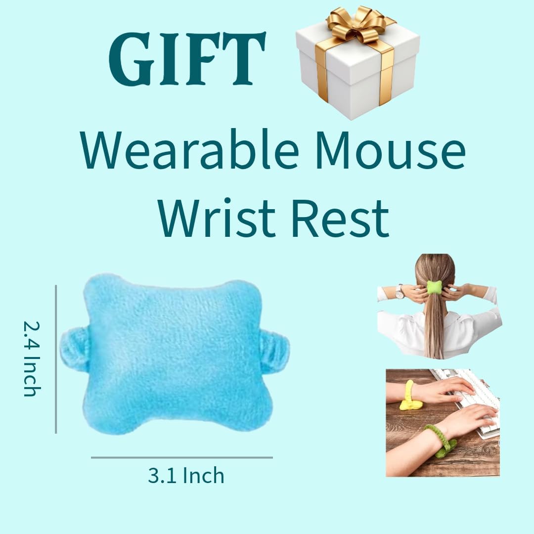 Cloud Wrist Rest for Computer Keyboard and Mouse - Arm Pad for Keyboard