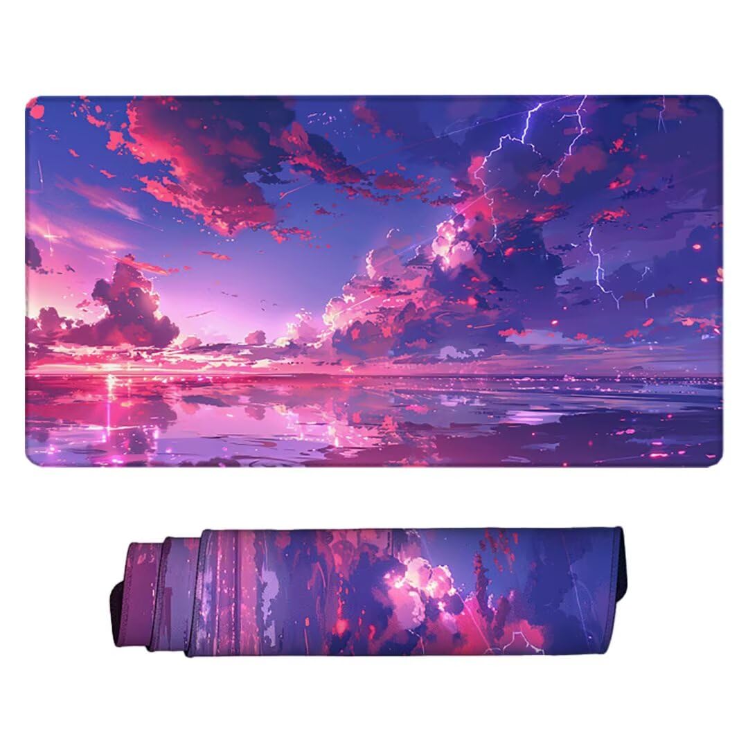 Podkładka pod mysz, podparcie nadgarstka, podkładka pod mysz z antypoślizgową gumową podstawą, ergonomiczna podkładka pod mysz do komputera, laptopa, domowego biura, kompatybilna z myszami laserowymi