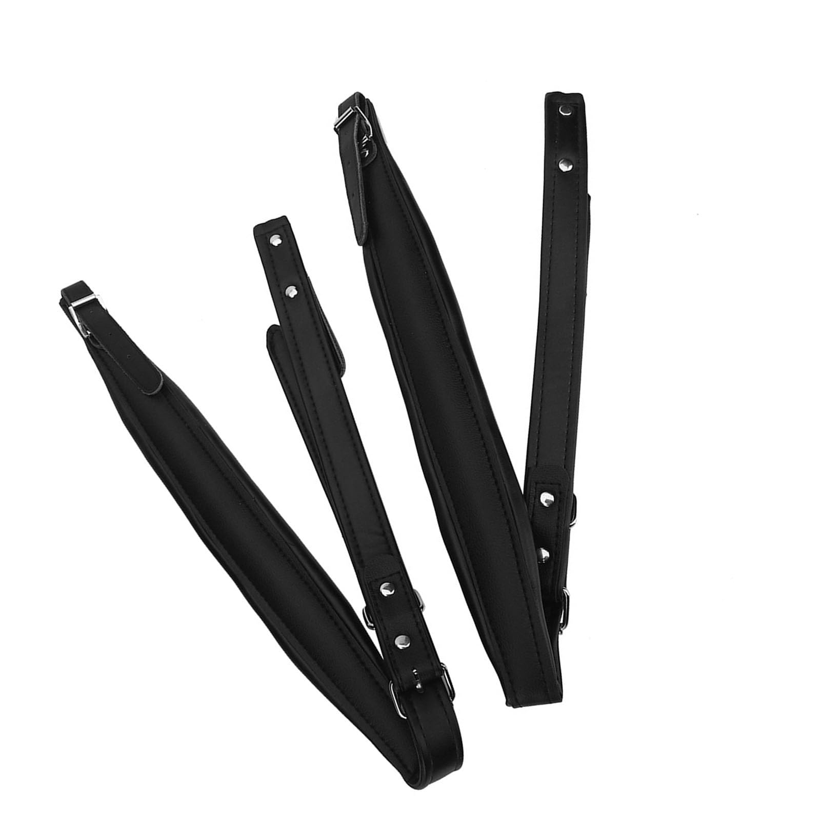 83–110 cm Verstellbare Akkordeongurte,Akkordeon Gurte,PU Akkordeon Schultergurte Gurte,Akkordeon-Schultergurte für 16–120 Bass Akkordeon Musikinstrumenten(Schwarz)