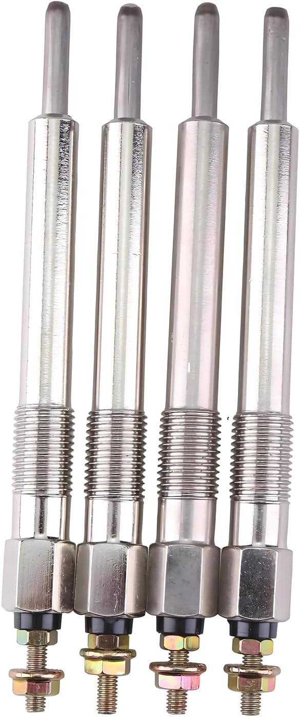 4 Pcs Engine Glow Plugs 8-94175158-0 for Hitachi IHI Excavator Loader Isuzu Engine 4JB1 4JG1 4JG1T
