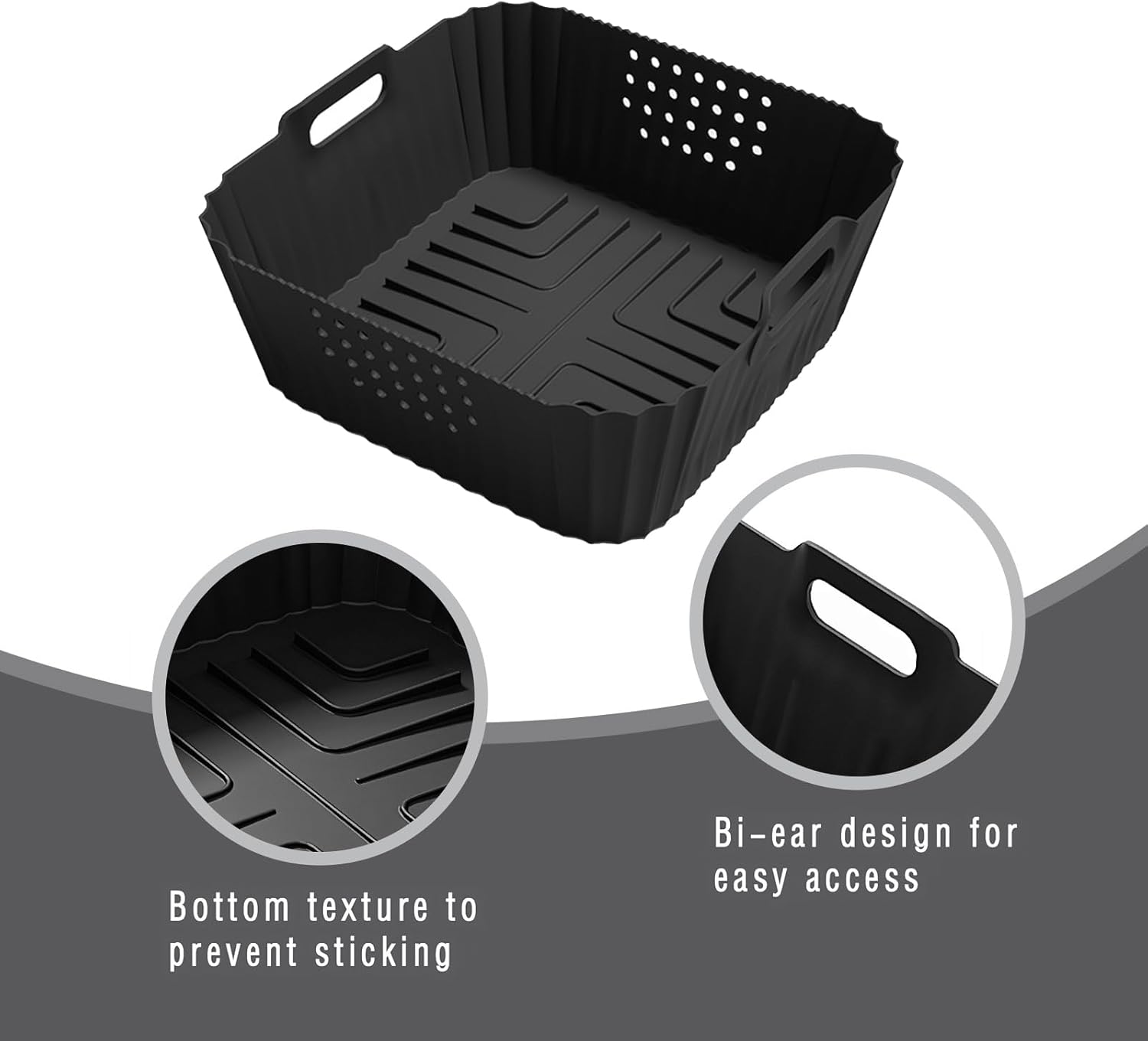 7pcs Accessories for Ninja Air Fryer Pro XL 6-in-1 - AF181 &AF141 6.5 QT Air Fryer, with brushes Clip Spatulas Baking trays Baking Needles Hand Clips,Recipes (6.5QT)