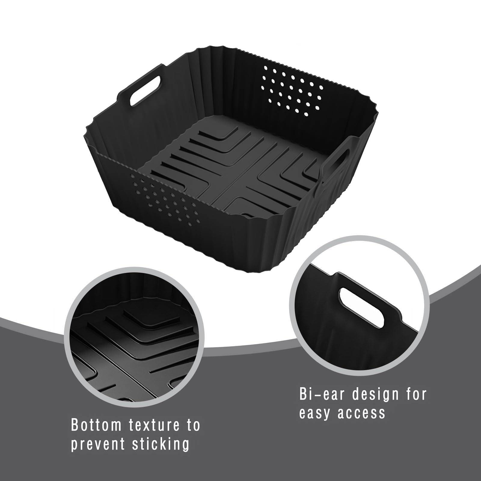 7pcs Accessories for Ninja Air Fryer Pro XL 6-in-1 - AF181 &AF141 6.5 QT Air Fryer, with brushes Clip Spatulas Baking trays Baking Needles Hand Clips,Recipes (6.5QT) 5