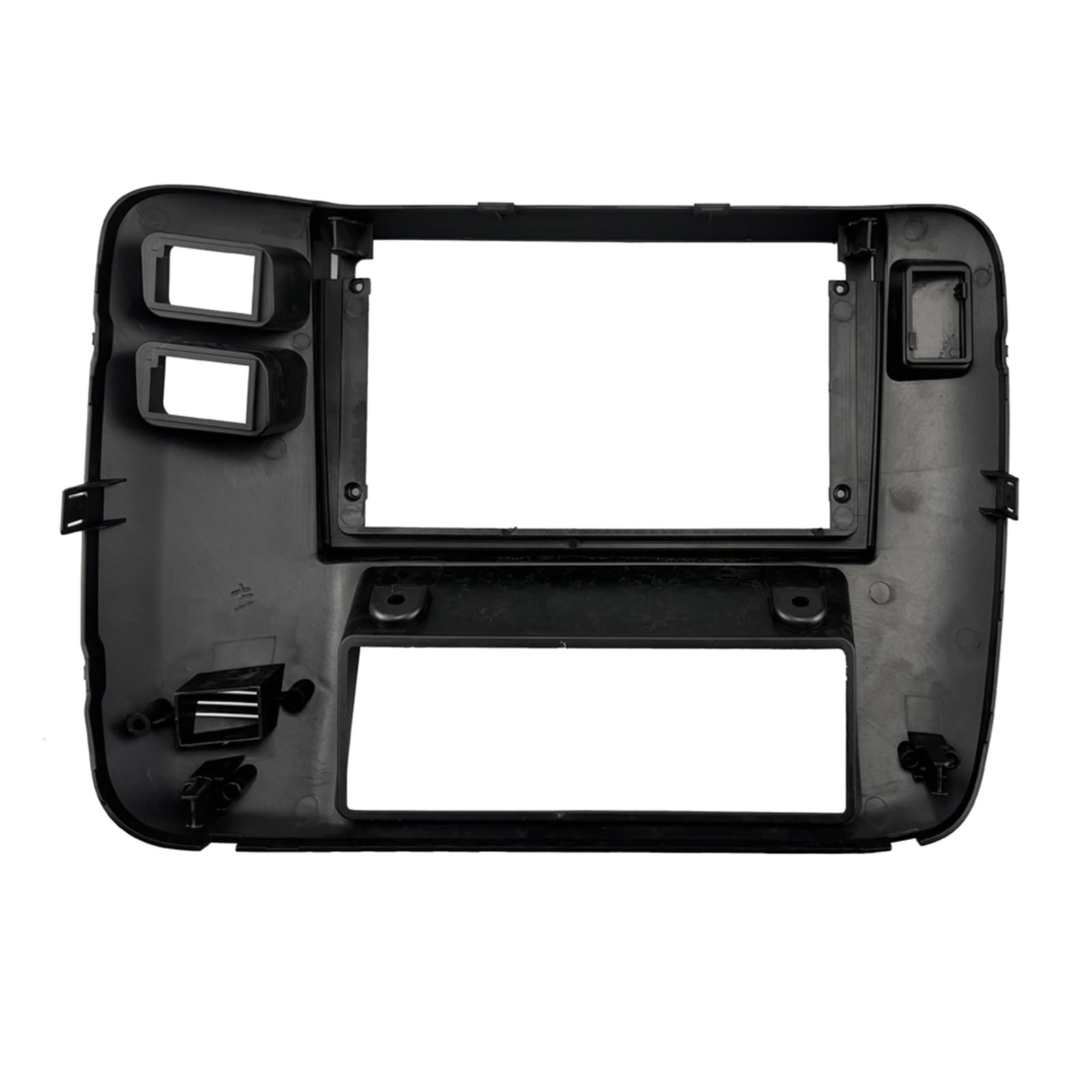 Radio Coche Adaptador Compatible con Nissan Patrol 1997-2005, instalación de Panel Tablero, Bisel, Placa Frontal, Kit Marco Radio para automóvil 2 DIN y 9 Pulgadas Marco Radio Coche(Black LHD)