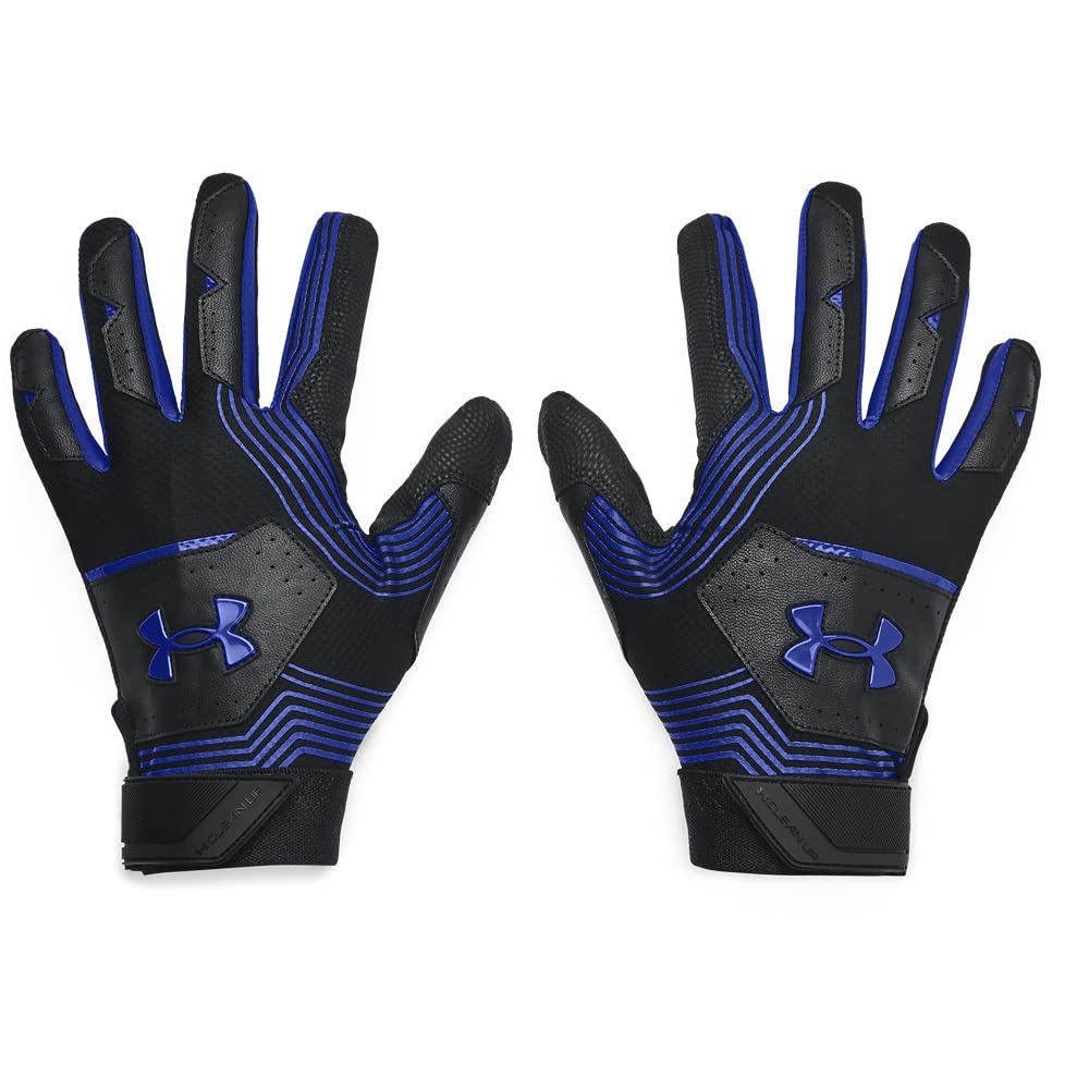 Under Armour Nettoyage 21 Gants pour Temps Froid, Noir (003)/Bleu Roi, 80 Homme