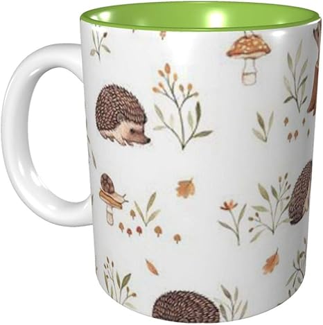 Amazon Co Jp ハリネズミ マグカップ コーヒーカップ 330ml 電子レンジ オーブン 食洗機対応 9色 ホーム キッチン