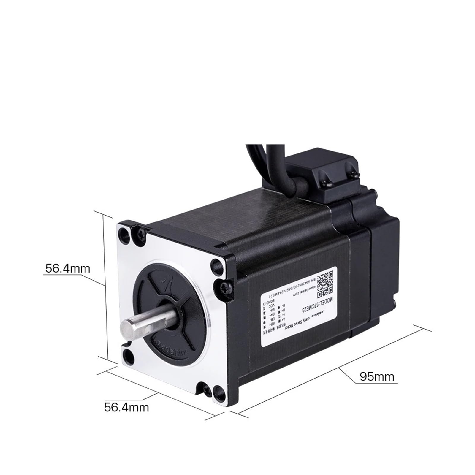 Schrittmotor Nema 23 Schrittmotor (57CME23) 2,3 NM 5,0 A Easy Servo-Schrittmotor mit geschlossenem Regelkreis und Encoder for CNC-Maschine