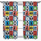 Offizielles Lizenzprodukt Mattel Thomas & Friends Team 183 cm Vorhang Set