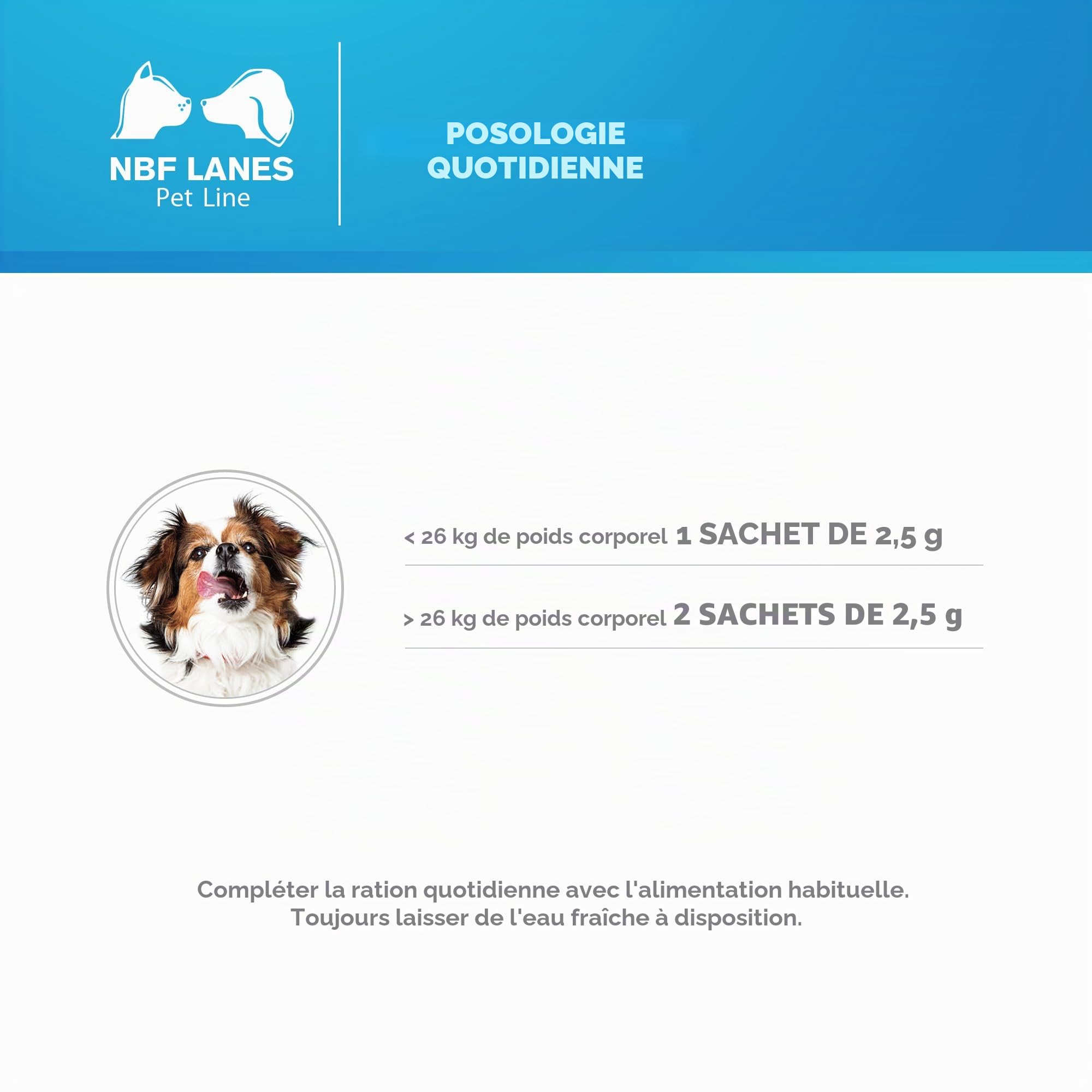 NBF Lanes | Prostapet Chien, Gel Appétissant 30 sachets de 2,5 g, pour la fonction normale de la prostate