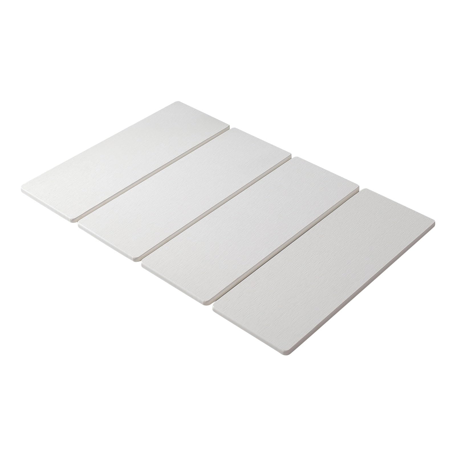 Kaeltsyn Safe Not Slip Diatomite Drying Mat Pliable Rapiddry Stone Pad with Softened and PVC Base for Countertop Kitchen Utensils Security