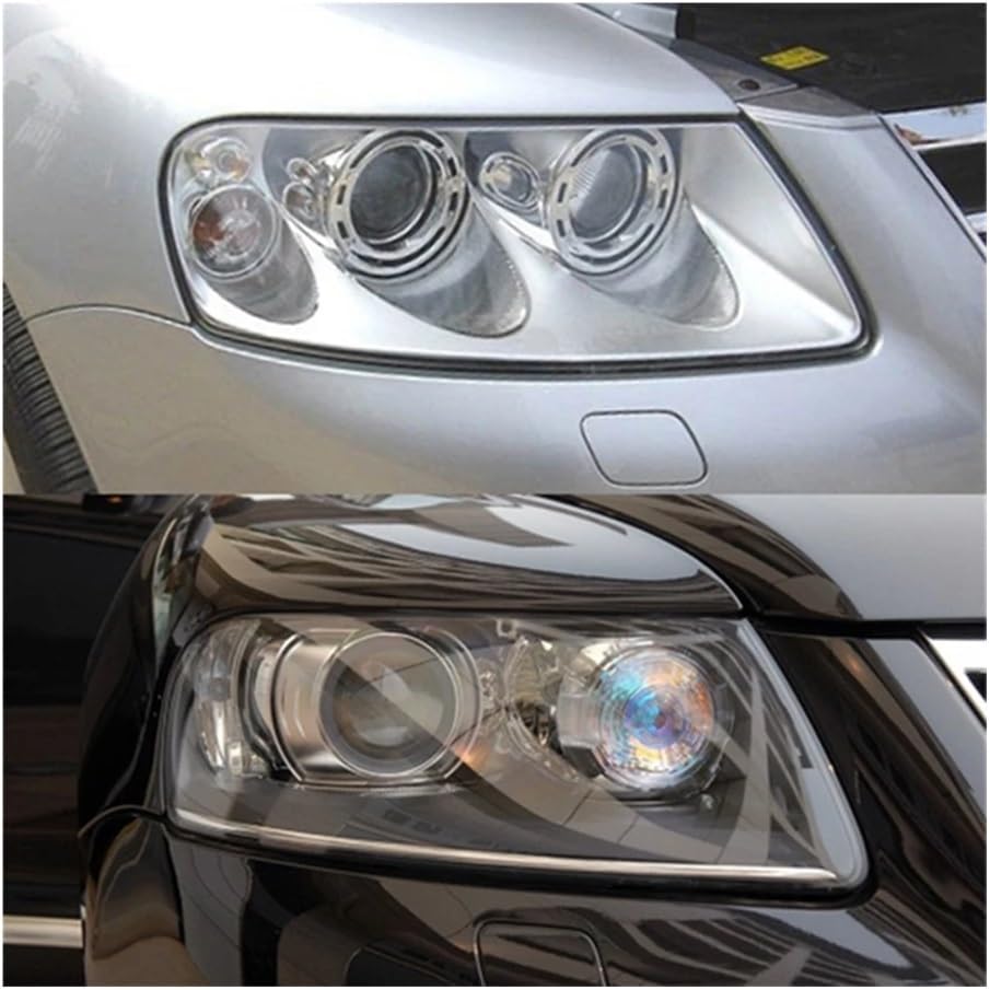 Head light Lens Compatible Compatible for for Touareg 2003 2004 2005 2006 Shell Lamp Shade Transparent Cover Replacement(Right) (AP)