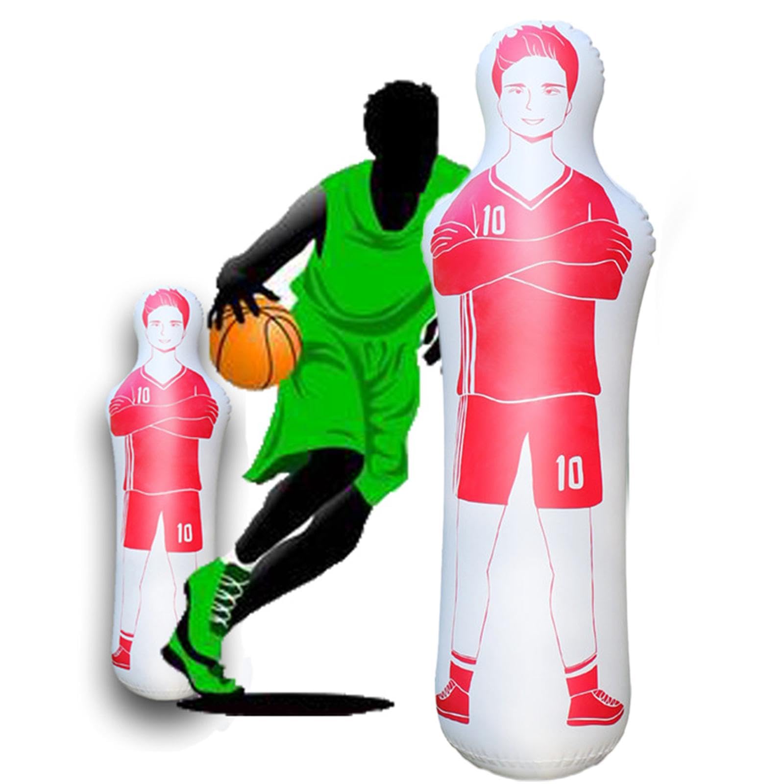 Mannequin gonflable multifonction pour entraînement - Bleu - 160 cm
