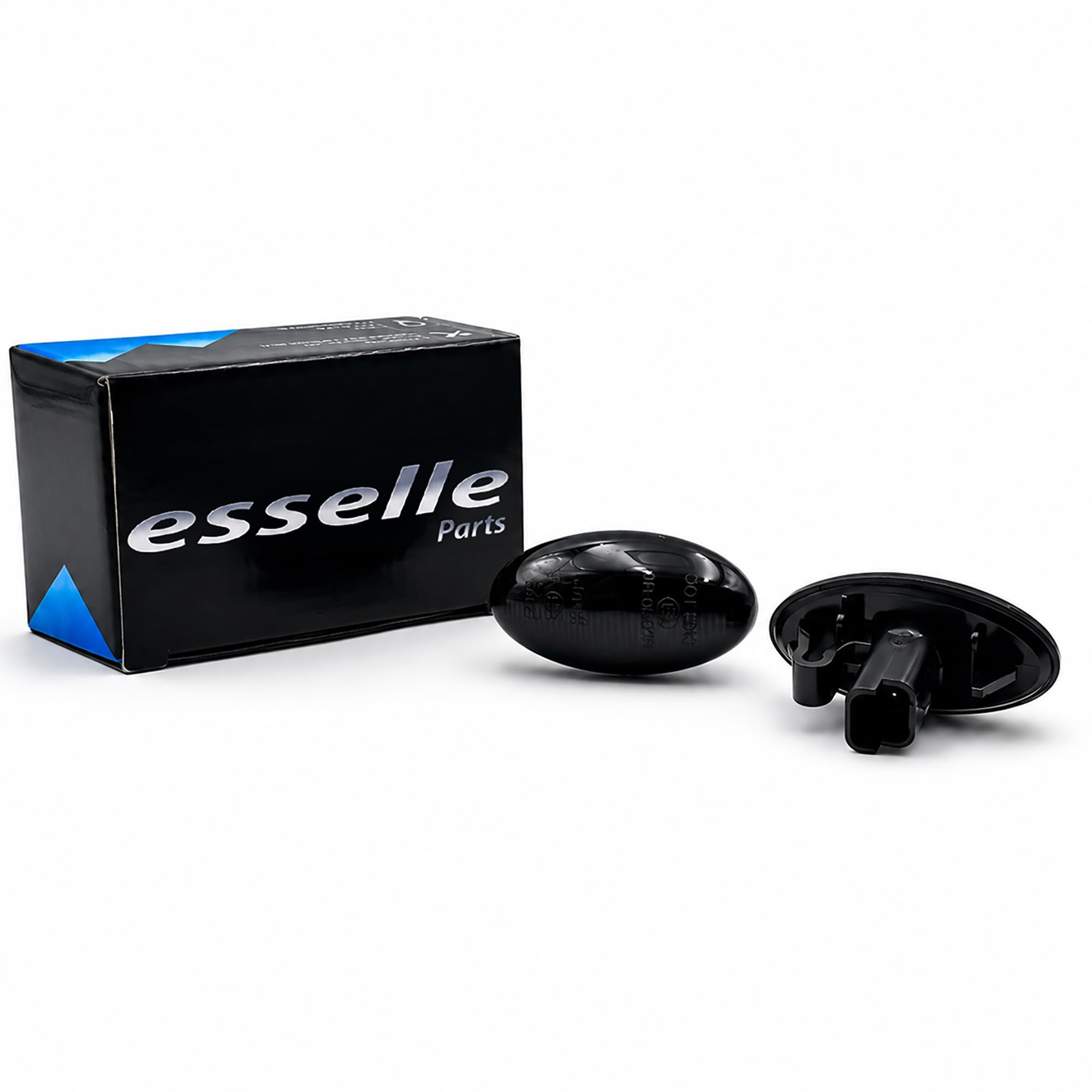 Coppia Frecce Laterali Nero Fumé Progressive Dinamiche A Led per Fiat Scudo MK2, Ulysse 3, Scudo 3, Doblò MK3, Opel Zafira Life, Vivaro MK3, Plug and play Canbus nessun errore