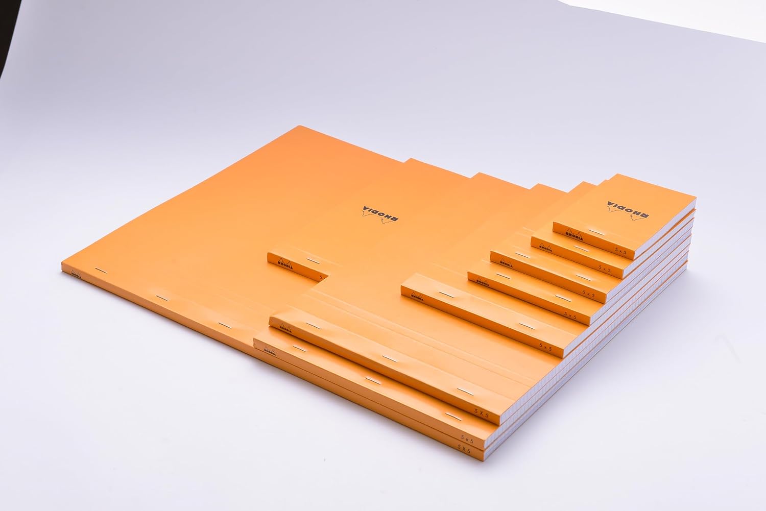 Rhodia Notepad, No19 A4+, Lined - Orange, "8 1/4"" x 12 1/2""" (19600C) image 5