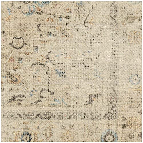 RUGGABLE Washable Vintage Area Rug – Kamran Ivory Opal 9x12, Stain-Resistant, Non-Slip – Large Machine Washable Rugs for Living Room, Bedroom, Hallway, Entryway & Office–with Standard Pad - Image 7